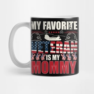 Military Veterans Day My favorite veteran is my family Mom Vintage Mug